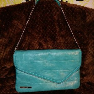 NWOT NINE WEST Turquoise Handbag/Purse